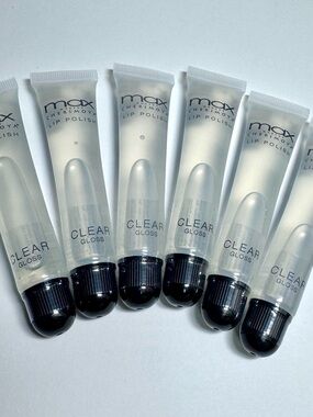 6 Cherimoya Clear Lip Gloss — Clear NEW